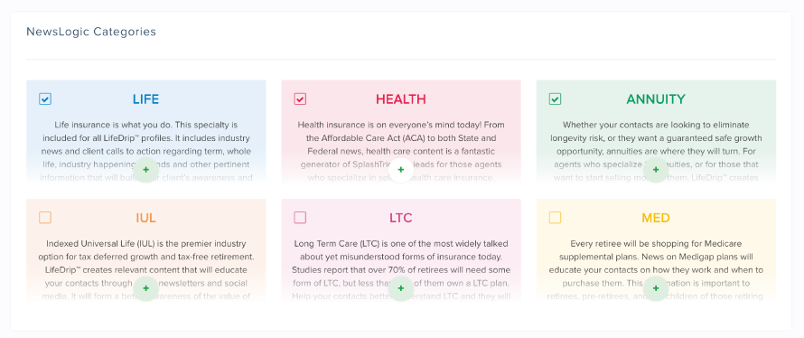 NewsLogic Categories